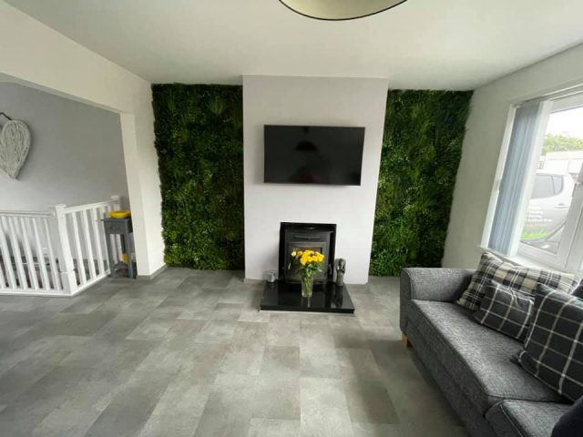 Easiwall in living room | Easigrass Aberdeen