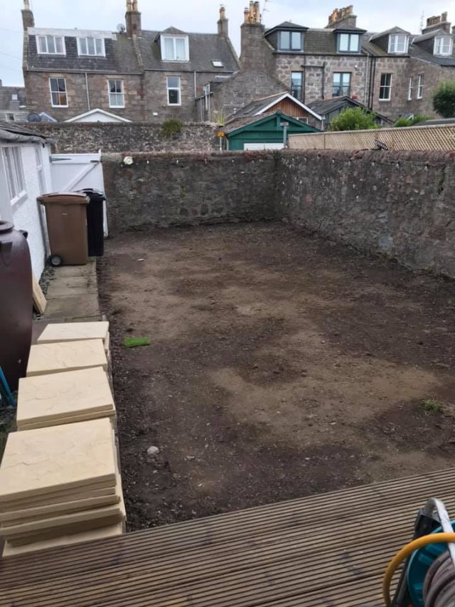 Ground before Artificial Grass | Easigrass Aberdeen